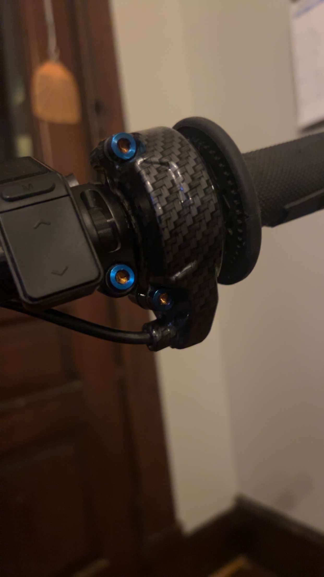 Titanium bolts for throttle