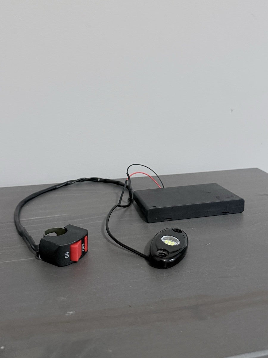 Battery powered rock light